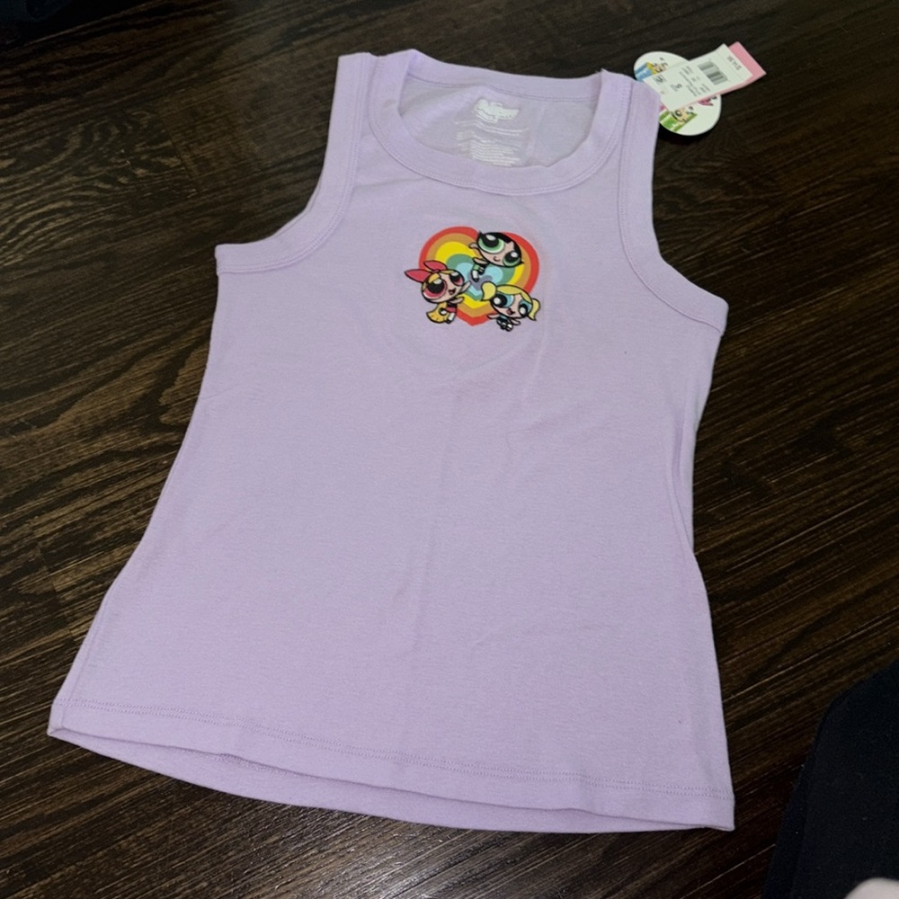 Powerpuff girls sz small nwt tank top embroidered
